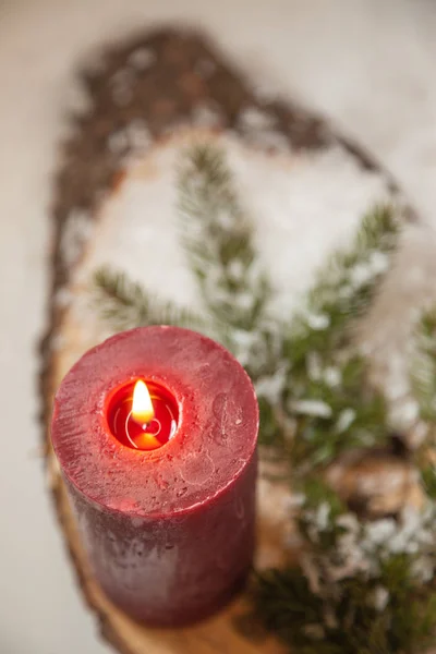 Advent Ljusstake Juletid — Stockfoto