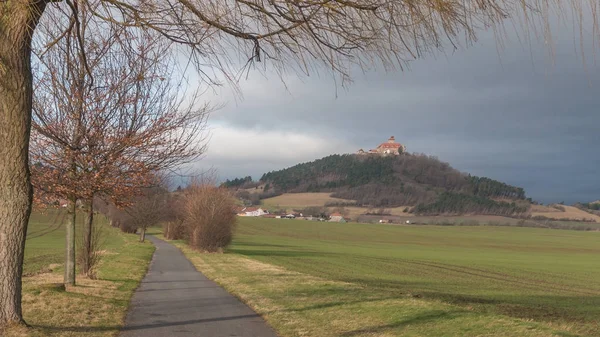 Landschap Met Uitzicht Wachsenburg — Stockfoto