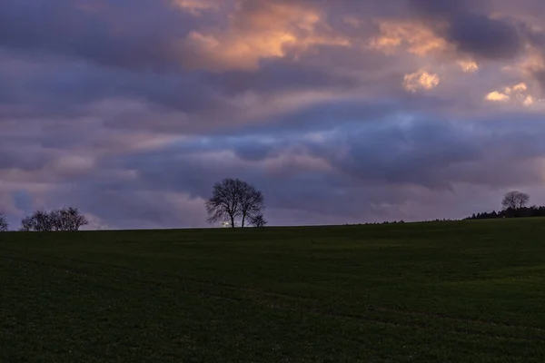 Landschaft Für Das Frühlingserwachen — Stockfoto