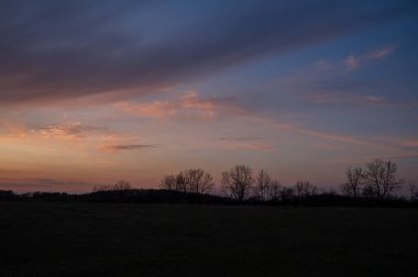 Bahar uyanışı için manzara