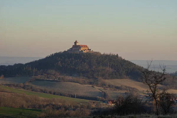 Wachsenburg Egy Háromból — Stock Fotó