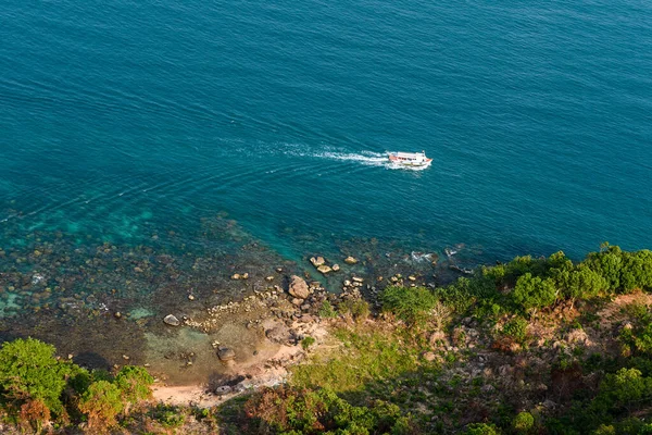越南Phu Quoc附近美丽的海滩 绿松石海 热带风景 — 图库照片