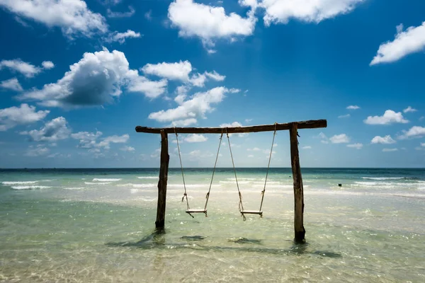 Tropical Beach White Sand Turquoise Water Bai Sao Beach Phu — Stock Photo, Image