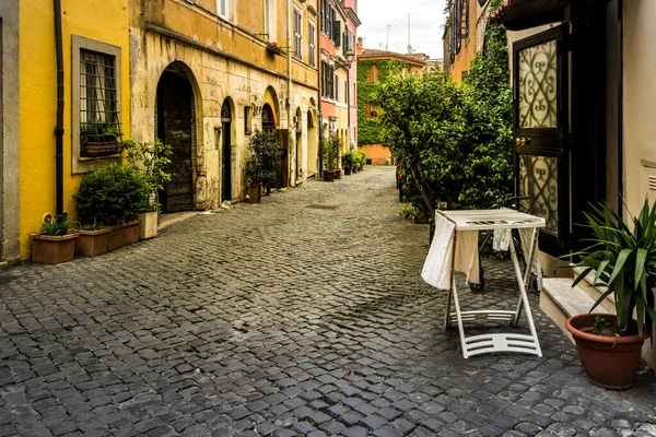 Old Street Trastevere Roma Italia — Foto de Stock