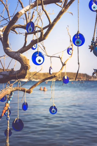 Decorative Tree Cafe Seaside Bodrum Turkey — Stock Photo, Image