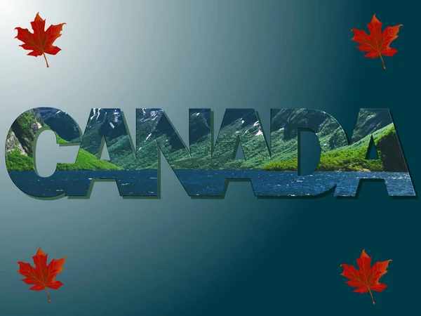 Canadá y sus lagos de agua dulce — Foto de Stock