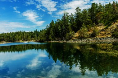 Kaçakçılar Koyu 'nda harika bir yaz günü, Günışığı Sahili, Bc, Kanada