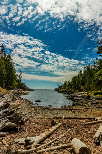 Compleet uitzicht op de baai - Smokkelaarsbaai, Sunshine Coast, Bc, Canada — Stockfoto