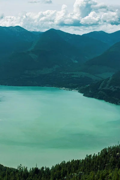 Avvicinarsi Alle Acque Dell Oceano Verde Acqua Squamish Canada — Foto Stock
