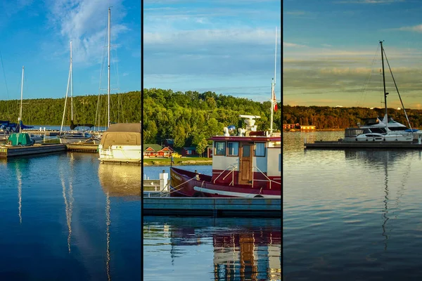 Bay Scenes Island Manitoulin Canada Triplets Manitoulin Island Canada — Stock Photo, Image