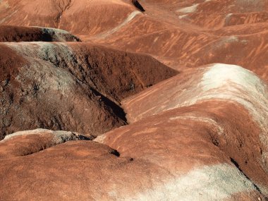 Chatelham Çorak Toprakları 'nda milyonlarca yıl boyunca kayalar oyuldu.