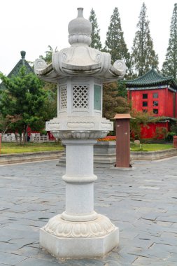 Lamps in Chinese temple