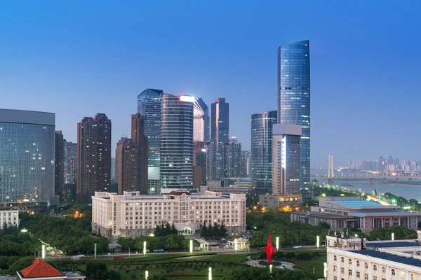 Beijing after sunset-night scene of CBD — 스톡 사진