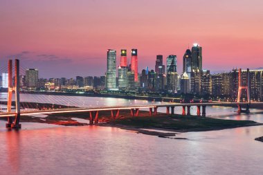 Nanchang, Jiangxi nehri manzaralı