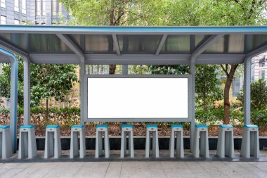 otobüs durağı billboard 