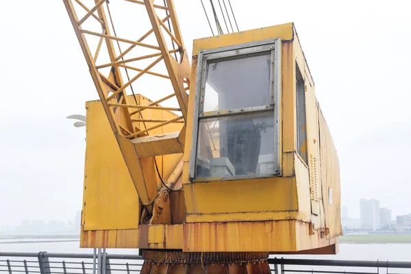 Réglages de grue de construction en Chine — Photo