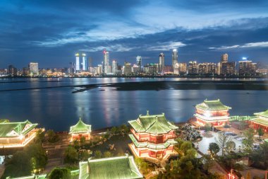 Nanchang, Jiangxi nehri manzaralı