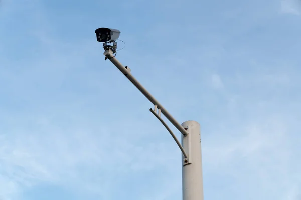 Surveillance camera outdoors in China — 스톡 사진