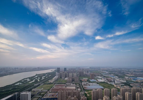 Vista panorámica de Nanchang, la capital de Jianxi —  Fotos de Stock