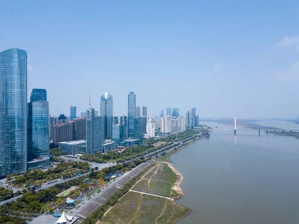 Vista panorâmica de Nanchang, a capital de Jianxi — Fotografia de Stock