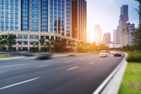 De eeuw laan van de straat scene in shanghai Lujiazui, China. — Stockfoto