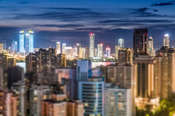 Vogelperspektive auf Nanchang China — Stockfoto