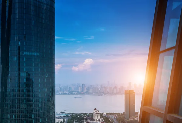 Vista panoramica di Nanchang, la capitale dello Jianxi — Foto Stock