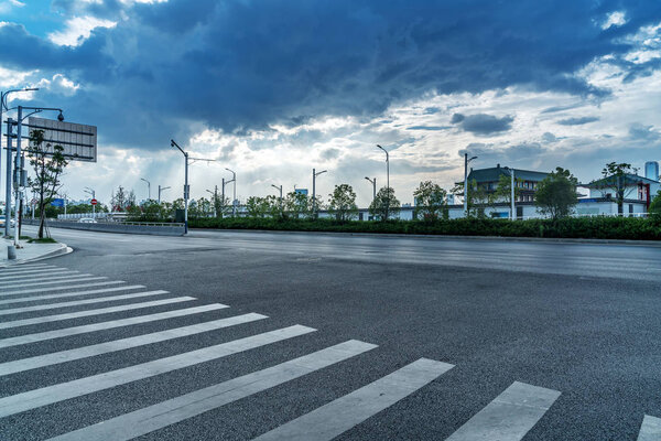 The century avenue of street scene in shanghai Lujiazui,China.