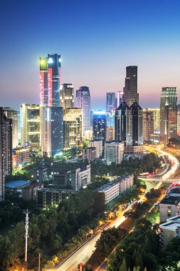 nanchang Çin'de kuş görünümü