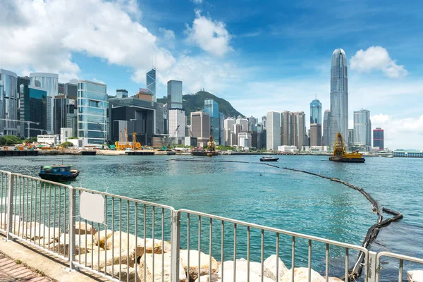 Hong Kong Harbour Cityscape Background — Stock Photo, Image