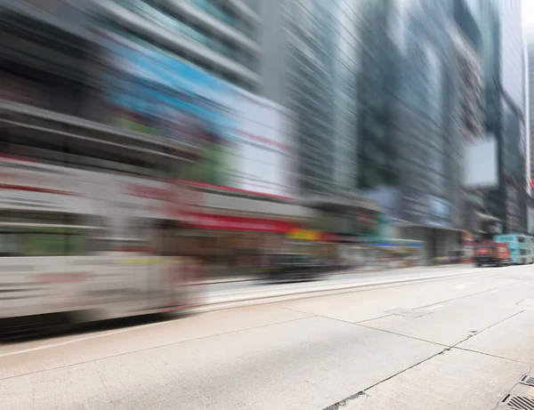 近代的な都市景観と香港の道路 — ストック写真