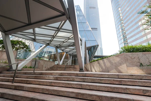 Modern business center in hongkong — Stock Photo, Image