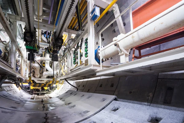 Tunnel della metropolitana in costruzione — Foto Stock