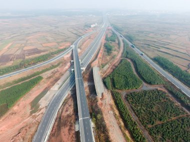 Şehrin kuş bakışı hava fotoğrafçılığı