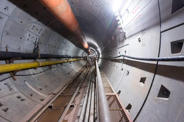 Tunnel della metropolitana in Corea — Foto Stock