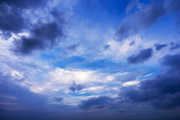 Vista Las Nubes Fondo Del Cielo Azul —  Fotos de Stock