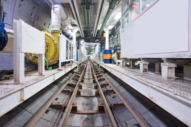 Metro'ya yapım aşamasında 