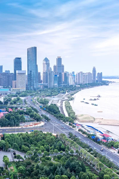 Çin nanchang 'ının panoramik resmi — Stok fotoğraf