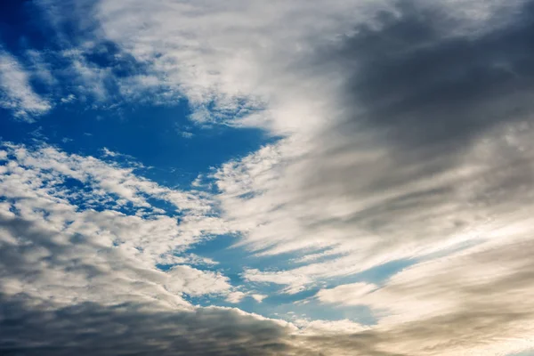 Vista Las Nubes Fondo Del Cielo Azul —  Fotos de Stock