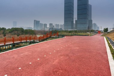 Manzara ve kentsel mimari silueti, Nanchang Şehri, Jiangxi Eyaleti, Çin