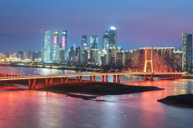 Nanchang, Jiangxi nehri manzaralı