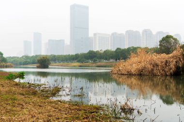 Çin 'deki Lakeside modern ofis binası