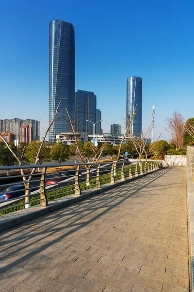 City Skyline Business District Downtown Daytime — Stock Photo, Image