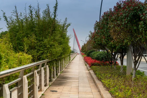 Passarela Cidade Moderna — Fotografia de Stock