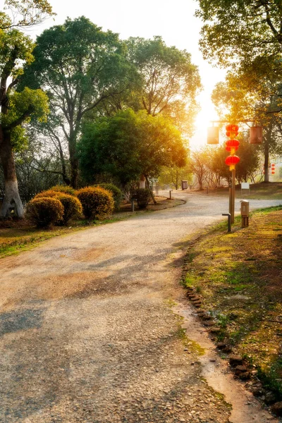 Camino Del Parque Ciudad China — Foto de Stock