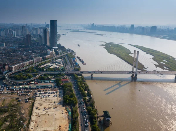 Intercambio Carreteras Ciudad Shangai Hora Punta Tráfico —  Fotos de Stock