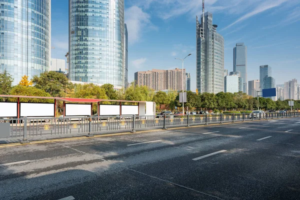 Leere Straßen Und Gebäude China — Stockfoto