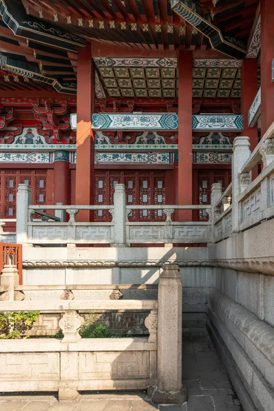 Tengwang Pavilon Nanchang Hagyományos Ősi Kínai Építészet Fából — Stock Fotó