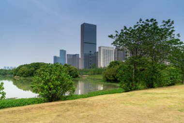Çin 'deki Lakeside modern ofis binası