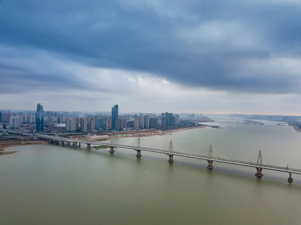 Panoramiczny Obraz Chińskiego Nanchang — Zdjęcie stockowe
